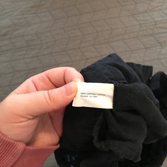 Gap Aubrey Cotton Black Summer Shorts - Size 4 - Picture 4 of 4